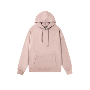 Fleece Lined Hoodie Cotton Fabric <b>Pullover</b> Sweatshirt With Simple Design Warm And Breathable For Outdoor And Home Activities - Product Image 6