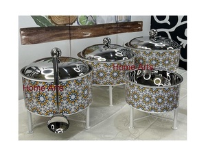 Plato para Calentar Alimentos de Acero Inoxidable, Diseño Fabuloso, Forma Redonda, al Precio Más Bajo - Product Image 1