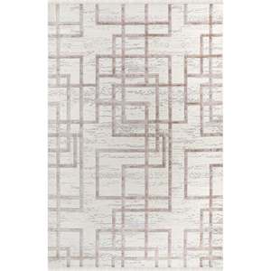 Rugs Depot Cream Modern Bristol BI004 Area Rug 100% Acrylic Non-Shed Easy-Clean Durable <b>for</b> Bedroom <b>Study</b> <b>Kids</b> Room - Product Image 1