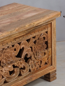 Luxury Wooden <b>Storage</b> Box Trunk Furniture with Multi Purpose <b>Storage</b> Function for Bedding Toys <b>Clothes</b> and Household Essentials - Product Image 6