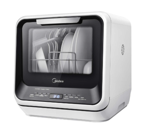 Nuevo Mini Lavavajillas con Tanque de Agua de 5L, Modelo de Sobremesa, 6 Programas de Lavado, Eléctrico, para Uso Doméstico y en Autocaravanas, Portátil, Eficiencia Energética A++ - Product Image 1