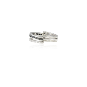 Collection faite à la main de 100% authentique bague magique en diamant véritable 18k bijoux en or blanc massif cadeaux d'anniversaire pour femmes filles - Product Image 5