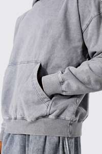 100% coton épais polaire poids lourd sweats à capuche surdimensionnés sweats pour hommes femmes impression personnalisée Logo impression numérique pour l'hiver - Product Image 3