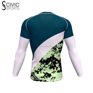 Personalizado al por mayor ropa de protección señoras con capucha Rash Guard transpirable Cool Touch Rash Guard - Product Image 3