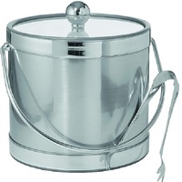 Usine directe vente en gros seau à glace en métal avec boissons non alcoolisées polies panier de rangement refroidi cannes à glaçons pour fêtes d'intérieur pour la maison