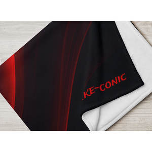 Manta de Jacquard Premium con Diseño de Olas de Obsidiana y Tacto de Seda, 100% Poliéster con Patrón Tejido para Cama o Uso Decorativo - Product Image 2