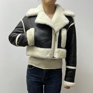 Nouveau design Veste d'hiver épaisse et chaude en fausse fourrure Vestes en peau de mouton de haute qualité - Product Image 4