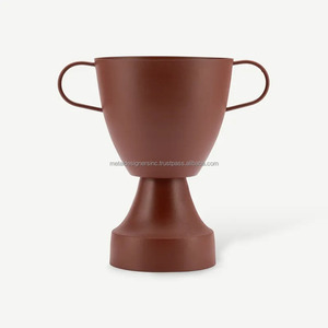 Trofeo de Metal/jarrones de flores estilo taza para piso y mesa hogar y jardín decorativos para sala de estar boda fiesta de vacaciones - Product Image 2