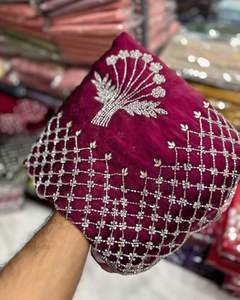 Sari indio de seda para mujer de alta demanda al mejor precio del proveedor al por mayor ropa de boda y fiesta para niñas - Product Image 4