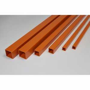 Profils d'extrusion en plastique carré en PVC rigide de qualité meubles sur mesure OEM, PVC carré direct d'usine - Product Image 3