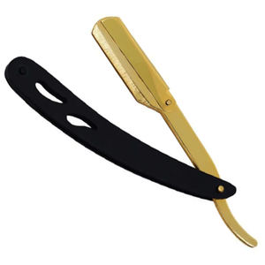 Meilleur fournisseur de rasoirs professionnels classiques en acier inoxydable à lame droite, lames de rasage à lame unique, légères, qualité A+ - Product Image 4