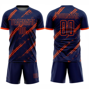 Tenue de football 100% polyester, unie, séchage rapide, antibactérienne, extensible, manches courtes, unisexe, ensembles adultes, options de logo d'équipe personnalisé - Product Image 4