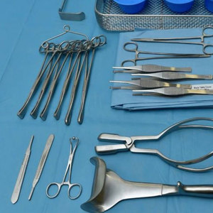 Kit d'instrument d'accouchement abdominal manuel en acier inoxydable de haute qualité boîte chirurgicale ensemble césarienne certifié CE - Product Image 6