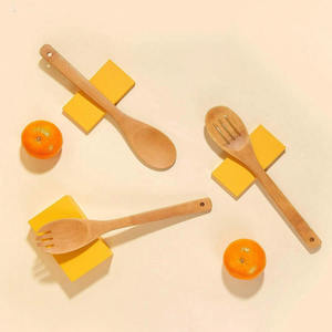 Accesorios de cocina esenciales espátula de bambú para cocinar alimentos espátulas ligeras mejores utensilios naturales - Product Image 2