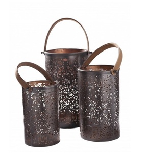 Galvanized Metal <b>Tealight</b> <b>Holder</b> Traditional Design Tabletop Handcrafted Set of Three Wholesale Diwali Decorative Metal <b>Tealight</b> - Product Image 1