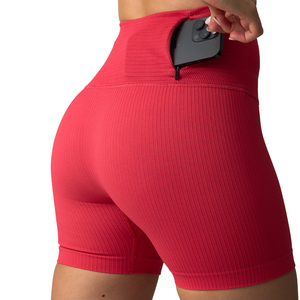 กางเกงขาสั้นโยคะเอวสูงสำหรับผู้หญิงพร้อมผ้ายืดสำหรับการฝึกซ้อมโยคะและการเคลื่อนไหวที่กระตือรือร้นในชีวิตประจำวัน - Product Image 6
