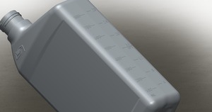 Bouteille en plastique Hdpe de haute qualité 1 litre huile moteur SK 28 pour huile/meilleur prix 1000 ml bouteille Hdpe lubrifiant huile moteur bidon - Product Image 2