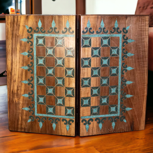 Armenian handmade backgammon Set trò chơi cho gia đình vui vẻ trò chơi backgammon món quà giáng sinh cho trẻ em gia đình trò chơi bán buôn - Product Image 6