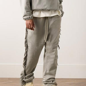 El más nuevo modelo Skinny Fit Men Pantalones de cuero genuino Ropa casual Hombres Pantalón de gamuza de cuero de alta calidad - Product Image 3