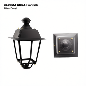 Lumière LED carrée étanche pour extérieur, en aluminium, pour usage en jardin, forme carrée riche en fonctionnalités - Product Image 2