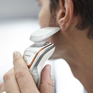 Afeitadora Eléctrica Rotatoria Inalámbrica de Doble Cuchilla Lavable para Uso en Seco y Húmedo, con Interfaz en Alemán, IPX7, Mini Afeitadora Eléctrica de Repuesto para Rostro - Product Image 2