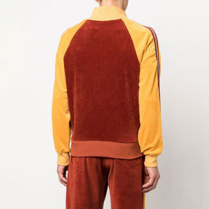 Chándal de terciopelo para hombre, chaqueta para correr, pantalón de sudor, Color sólido, limpio, ecológico, conjunto de chándal de terciopelo de 400 gramos - Product Image 3