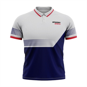 Polos de qualité supérieure Chemises de golf avec logo personnalisé T-shirt à col polo en polyester 100% pour hommes - Product Image 1