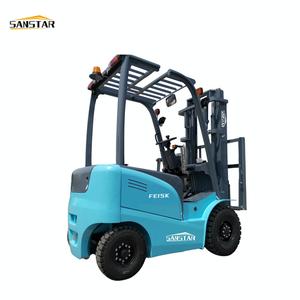 SANSTAR FE15K รถยกไฟฟ้า1.5ตันมอเตอร์ไฟฟ้ากระแสสลับพร้อมยางนิวเมติกสำหรับใช้ในคลังสินค้ากลางแจ้ง - Product Image 5