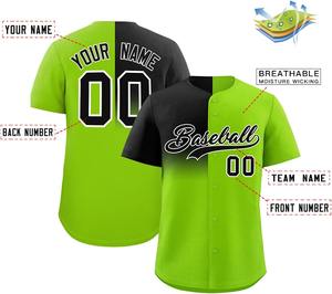 Maillot de baseball direct d'usine tissu en maille respirant sublimé jeunesse/adulte taille contrôle de l'humidité conception à séchage rapide - Product Image 4