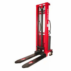 Semi-Electric Steel Stacker 1500 kg Capacity <b>Material</b> <b>Handling</b> Equipment - Product Image 1