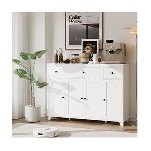 Modern Luxury MDF Wood White <b>Sideboard</b> Cabinet 4 Drawers 4 Doors for Bedroom Living Room Home Hotel Bathroom <b>Kitchen</b> Use - Product Image 6