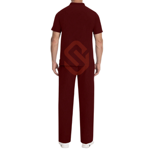 Uniforme de hospital para hombre, conjunto de 2 piezas de algodón 100% antibacteriano para ropa de personal de hospital, uniforme de enfermera de talla grande - Product Image 5