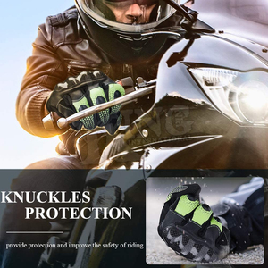 Guantes de Motociclismo de Cuero Vacuno Genuino K1, para Carreras, Motocross, Resistentes al Viento, Transpirables, Unisex, de Alta Calidad, con la Mejor Calidad de Impresión - Product Image 5