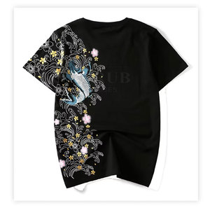 Camiseta bordada para hombre, ropa informal para exteriores, gran oferta, camiseta bordada de talla grande para hombre - Product Image 2