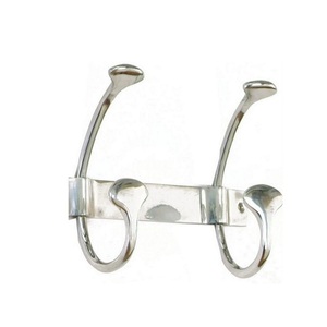 Crochets muraux en métal en aluminium de créateur accrochant argenté Cintres de décoration de fantaisie avec la conception moulée - Product Image 3