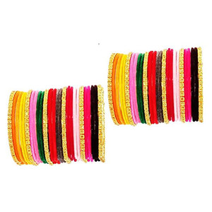 2025 haute couture en gros fait à la main velours verre Churiyan ensembles nouveauté bracelets pour vêtements de mariage - Product Image 4