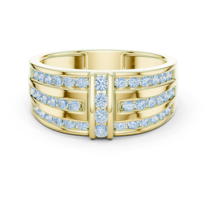 Anillos Redondos Ajustables Chapados en Oro Amarillo de 18k, Unisex, para Mujeres, Hombres y Niños, Servicio de Fabricación de Muestras en Gujarat, Compromiso, Uso Diario - Product Image 1