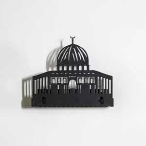 Chất lượng cao kim loại hồi giáo tường kịch bản được thiết kế để kỷ niệm những lời thánh trong Đức tin đầy không gian sống và cầu nguyện - Product Image 4