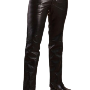 Mens Leather Kilt Black Faux Leather Fetish Clubwear <b>Skirt</b> with Stud Detail - Product Image 1