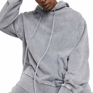 MOVATEXTILES 2025 Collection Hiver Vente en Gros 100% Coton Streetwear Survêtement Flare pour Hommes Manches Complètes Distressed Acid Hoodie - Product Image 5