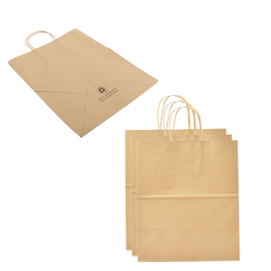 Sacs en papier kraft brun très durables de bonne qualité à bas prix avec poignée de différentes tailles et épaisseurs exportés du Vietnam - Product Image 4