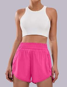 Women Short Casual Summer Breathable High <b>Waist</b> Sportswear Yoga Running Athletic Lounge Streetwear Custom Fashion Brand Clothing - Product Image 2