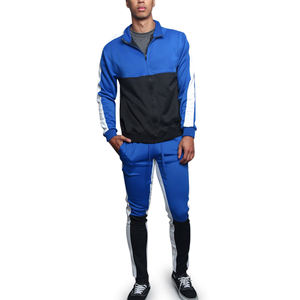 Ensembles de survêtements Full Zip Casual Jogging Survêtements 100% Coton Hoodies Et Pantalons 2 Pièces Tenues Respirant Survêtement Pour Homme - Product Image 1