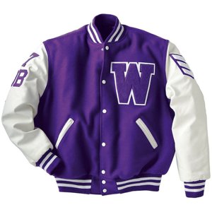 Nueva moda logotipo personalizado hombres Varsity chaqueta AC Milan blanco Varsity chaqueta Varsity bombardero chaquetas para hombres - Product Image 4