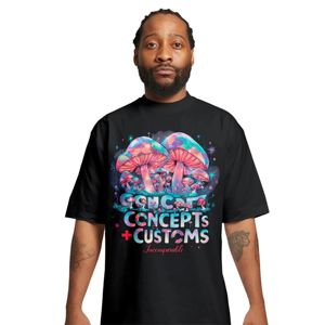 2025 nouveau haute qualité 100% coton couleurs unies col rond design personnalisé et logo graphique haute qualité impression surdimensionné unisexe T-shirts - Product Image 3