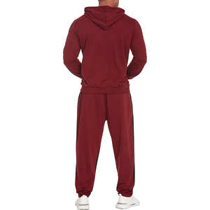 ชุดกีฬาสไตล์สตรีทผ้าคอตตอนผ้าฟลีซสำหรับผู้ชายดีไซน์วินเทจ - Product Image 5