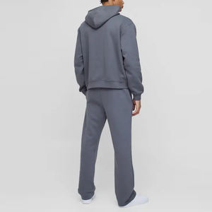 Comfortable Fit Relaxed Style <b>Long</b> Sleeve Top And <b>Matching</b> Pants For Casual Wear Trendy Men Soft Touch Fleece Tracksuit Set 2026 - Product Image 6