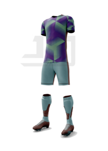 Conjunto de Camiseta y Pantalones Cortos de Fútbol Personalizados, Uniforme de Fútbol Transpirable de Primera Calidad, 100% Poliéster, Impresión por Transferencia de Calor, para Entrenamiento de Equipos - Product Image 1