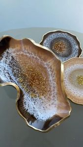 ACERCA DE LA CALIDAD SOPORTE DE TEJIDO DE RESINA ATRACTIVO DECORATIVO Soporte de pañuelos hecho a mano para comedor Uso en la cocina Caja de almacenamiento de servilletas - Product Image 2