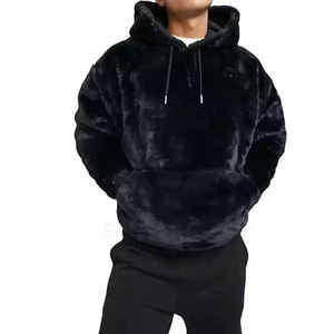Sudaderas Extra Grandes para Hombre de la Mejor Calidad, Ropa Urbana, 100% Algodón, Diseño Sólido, Cuello con Capucha, Temporada de Invierno, Servicio OEM, Personalizadas - Product Image 2